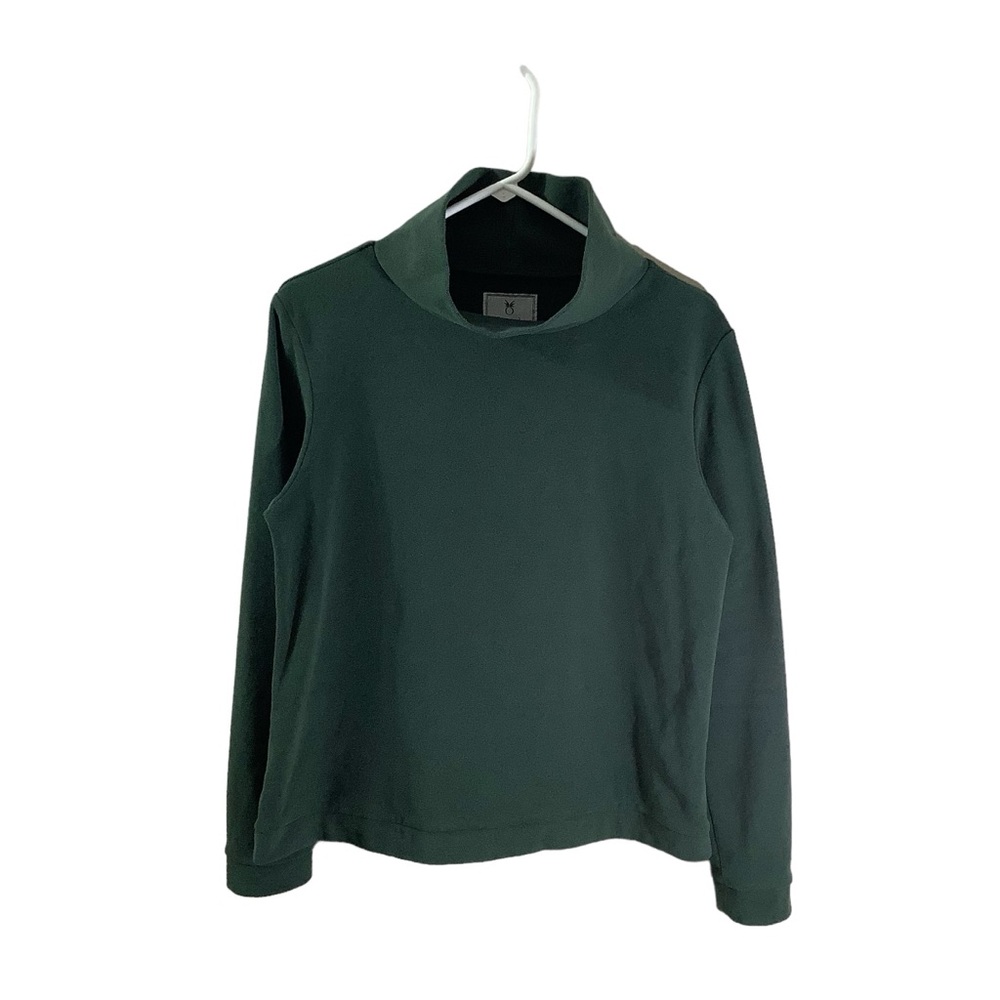 Dudley Stephens Terry Fleece Sweatshirt Wide Mock Neck